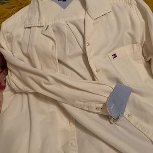 Vintage Tommy Hilfiger white Corduroy button down